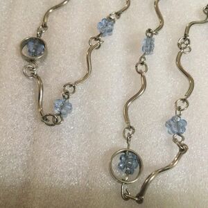 Light Blue Flower Necklace